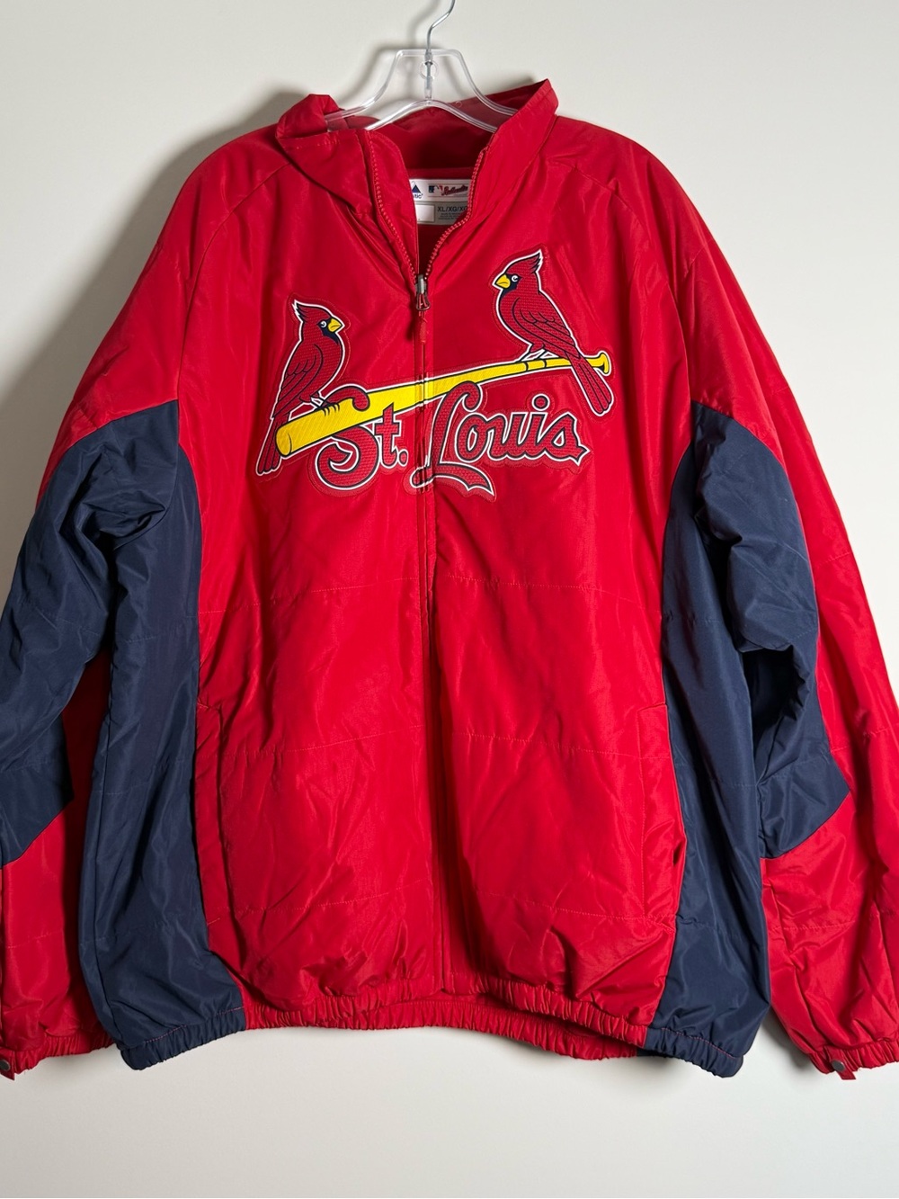 Majestic STL Cardinals Double Climate Full-Zip Jacket MLB 2013 World Series XL